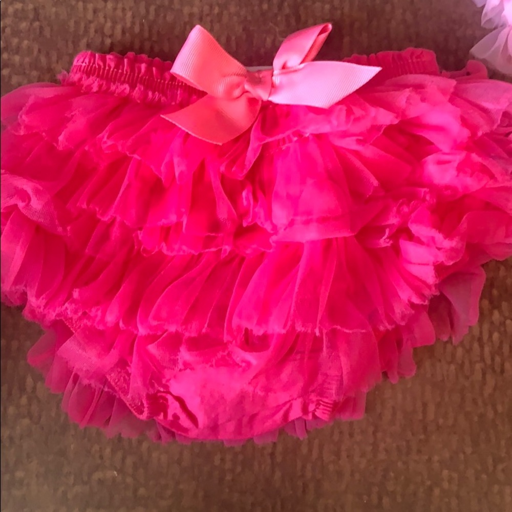 Pink frilly baby pull-up size 6-9 months